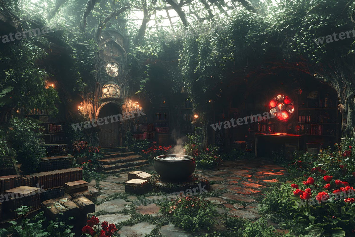 Wicked Witch Garden Backdrop Images