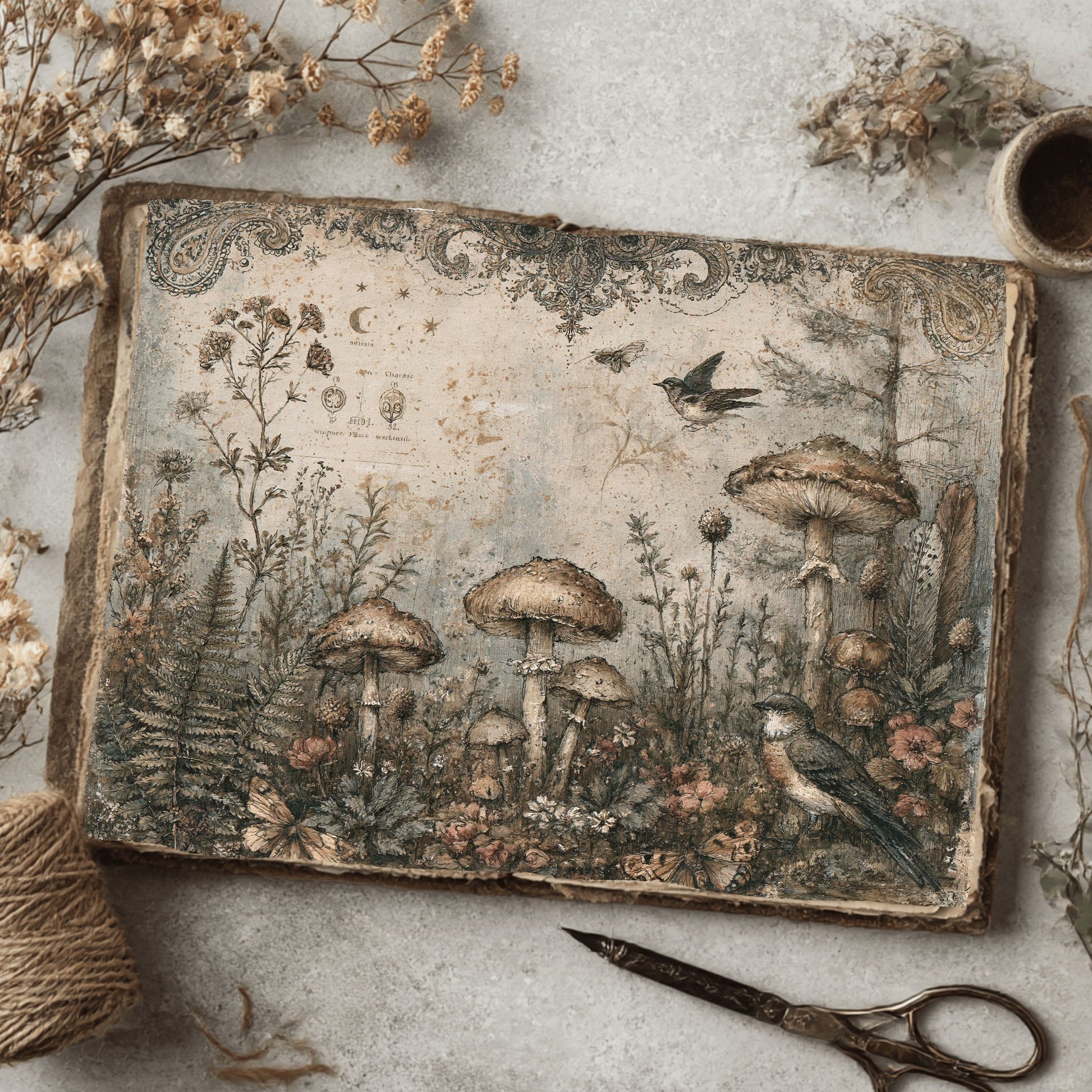 Woodland Hippie Ephemera Paper