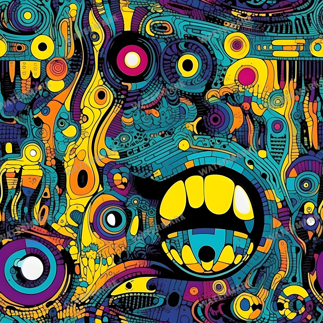 Abstract Seamless Pattern
