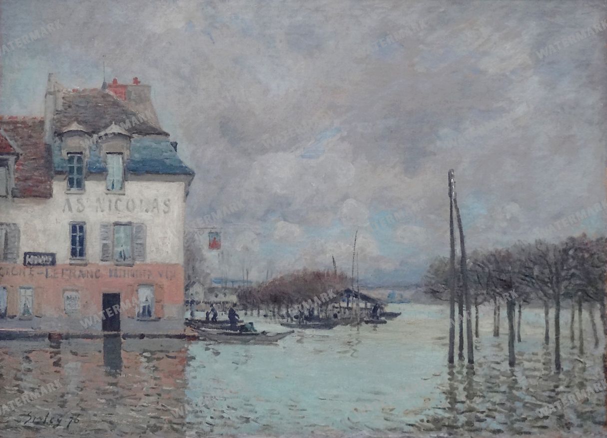 Alfred Sisley Vintage Paintings