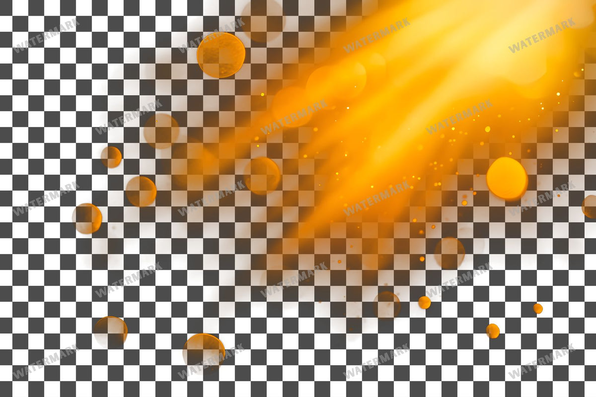 Amber Light Transparent Overlay Pngs