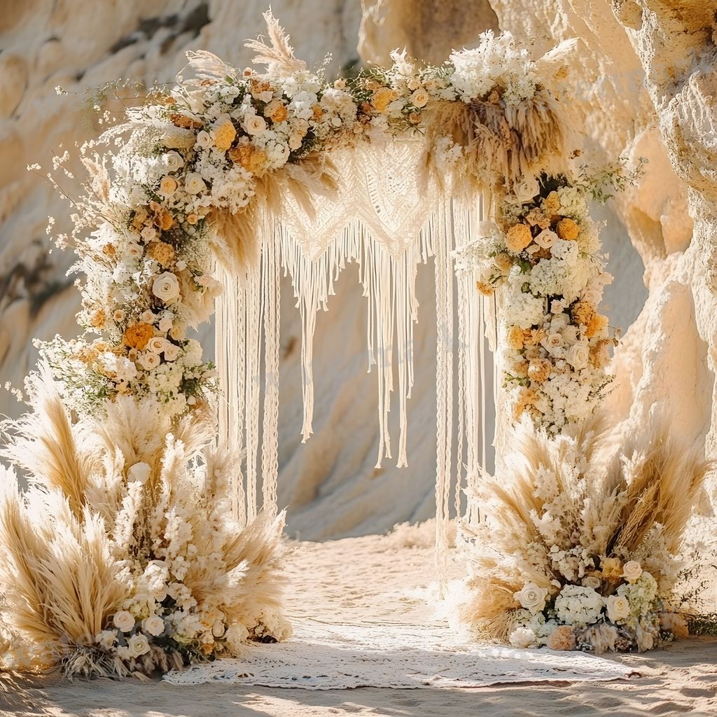 Bohemian Desert Backdrop Images