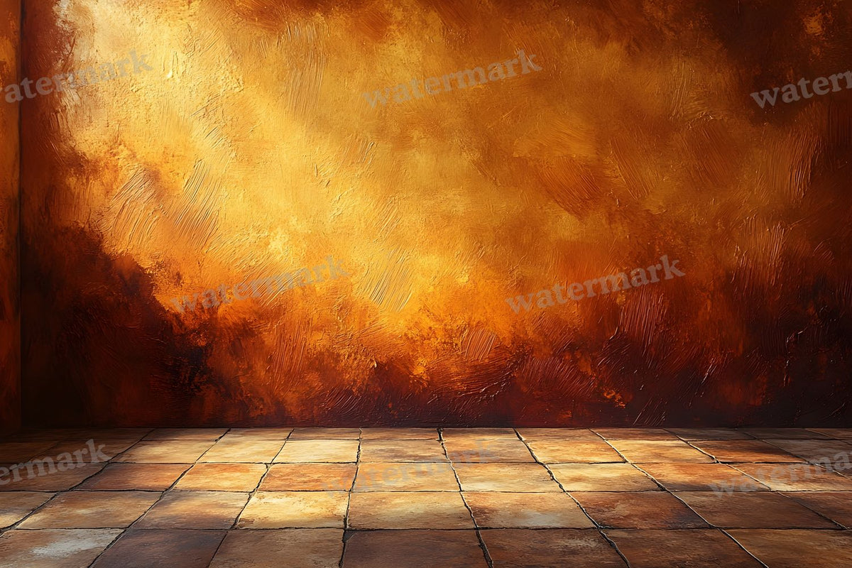 Burnt Amber Wall Backdrop Images