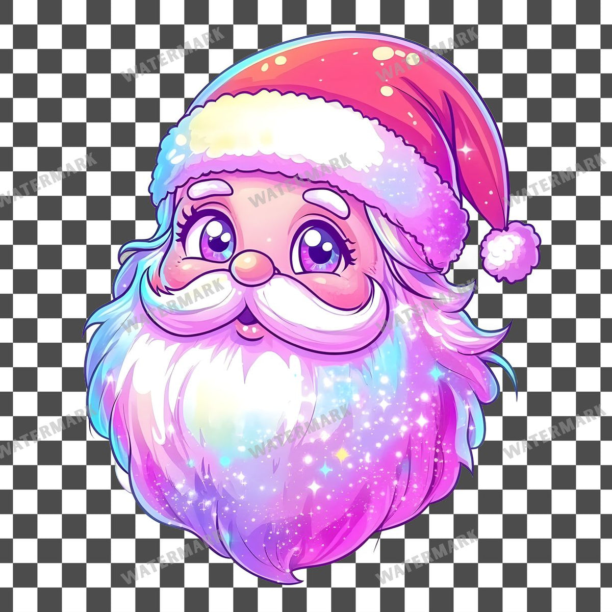 Christmas Kawaii Style Clipart Pngs