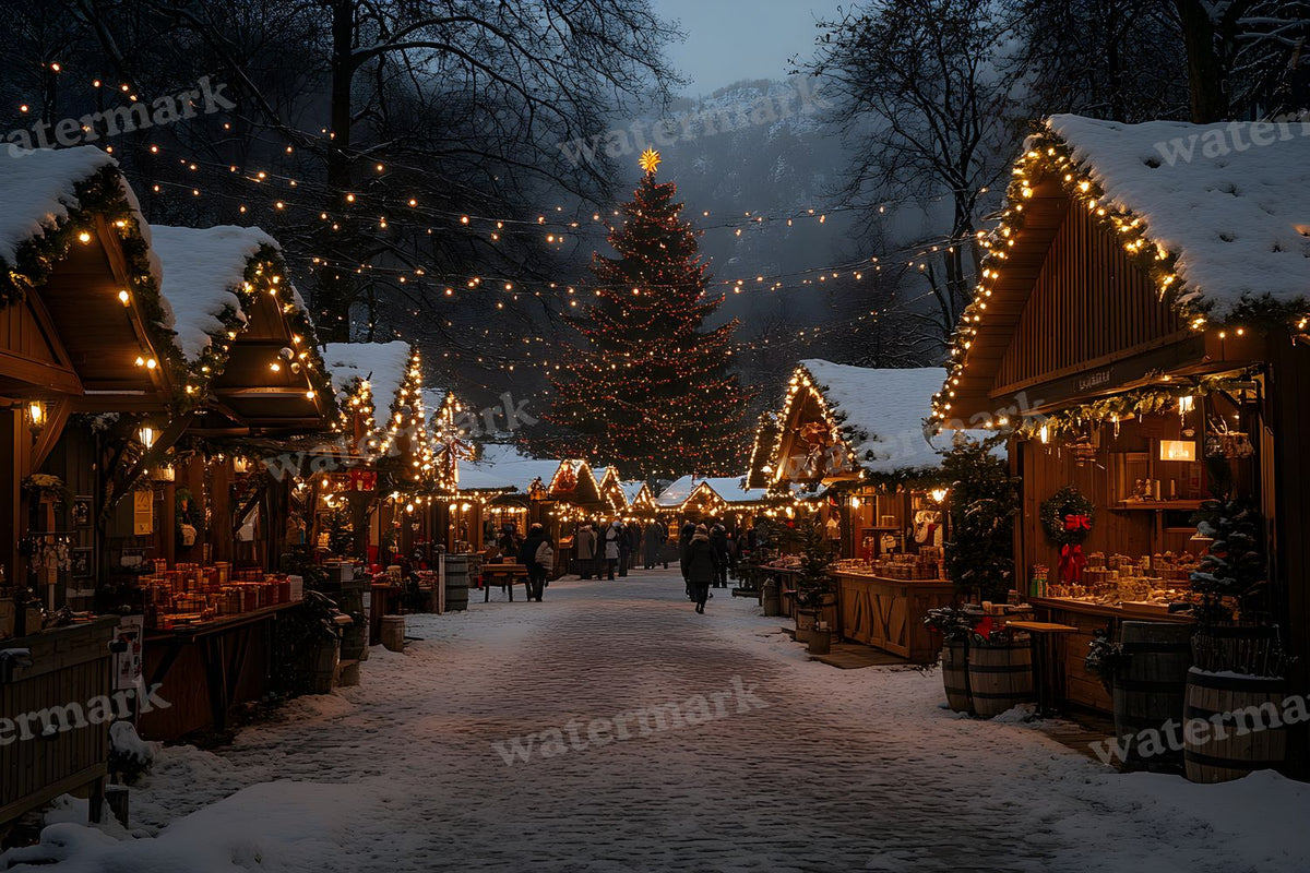 Classic Christmas Backdrop Images