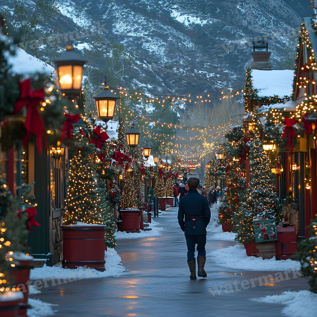 Classic Christmas Backdrop Images
