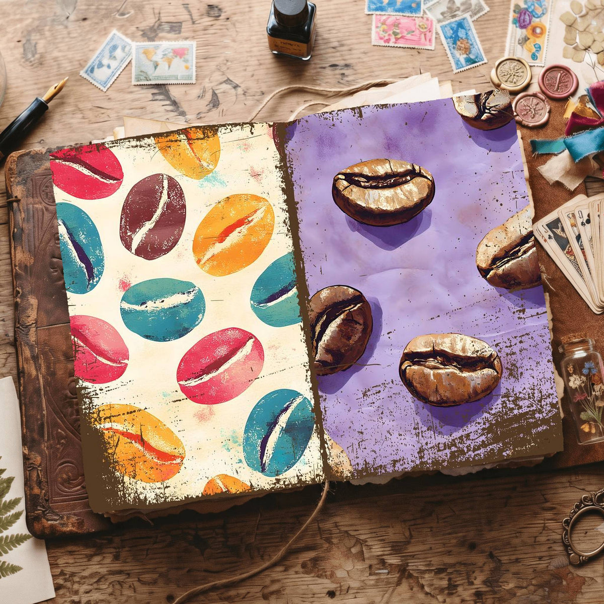 Coffee Digital Papers