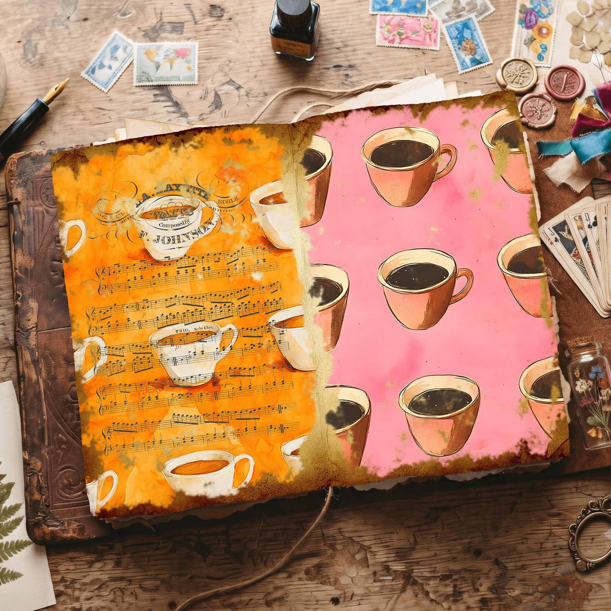 Coffee Digital Papers
