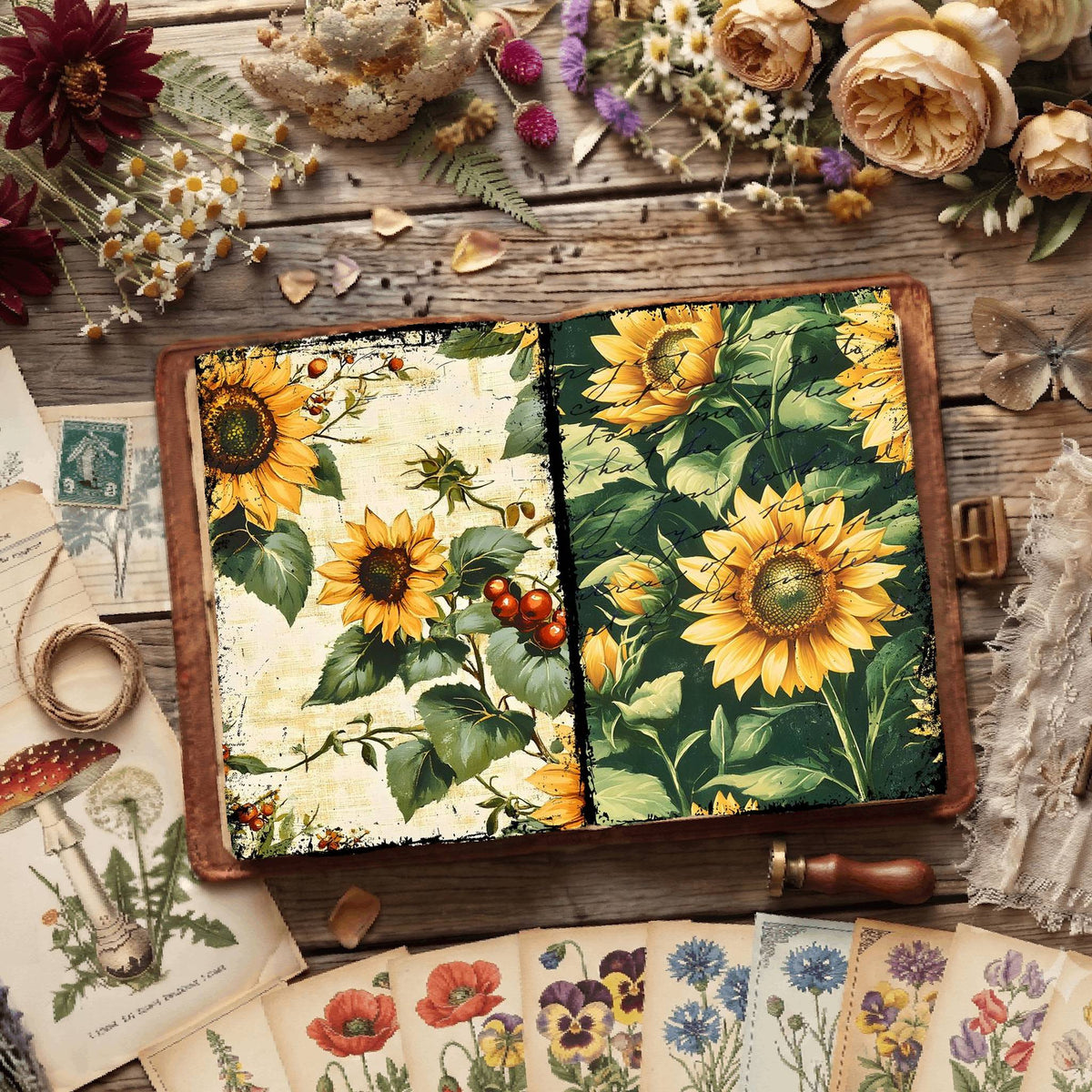 Floral Digital Papers