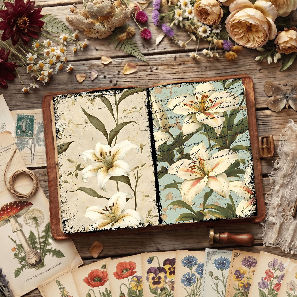 Floral Digital Papers