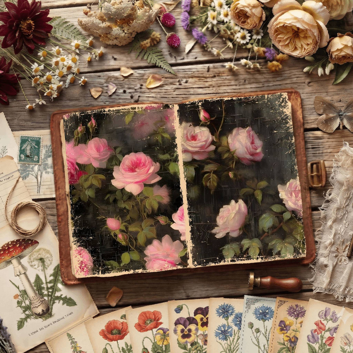 Floral Digital Papers