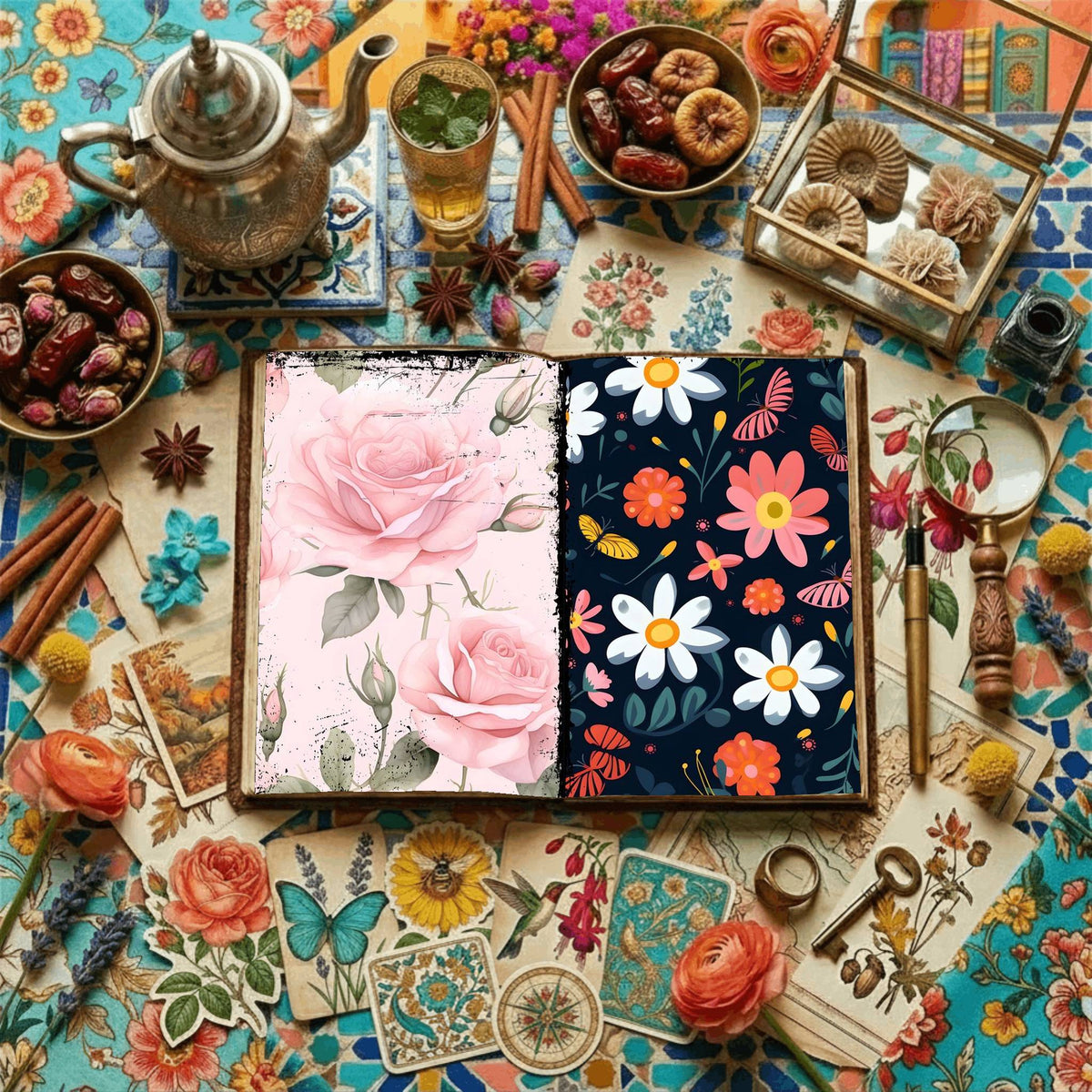 Floral Digital Papers