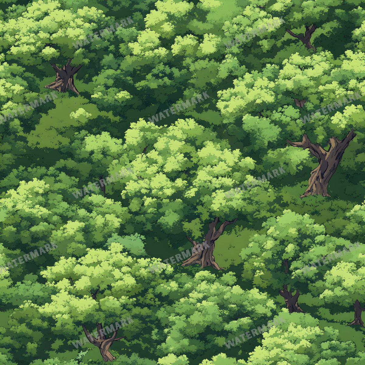 Forest Seamless Pattern