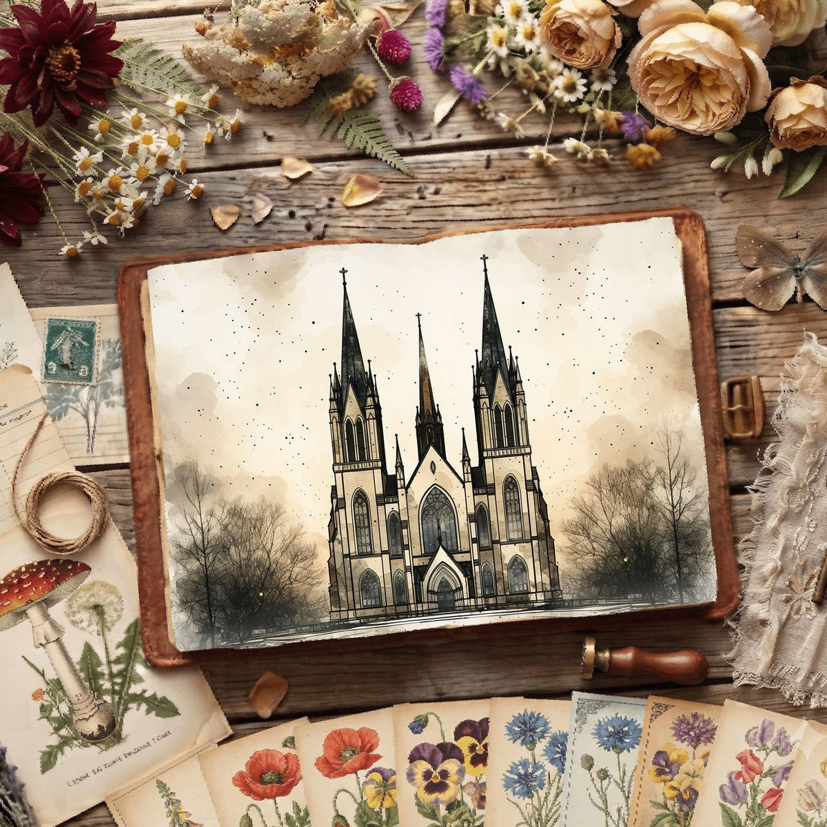Gothic Digital Papers