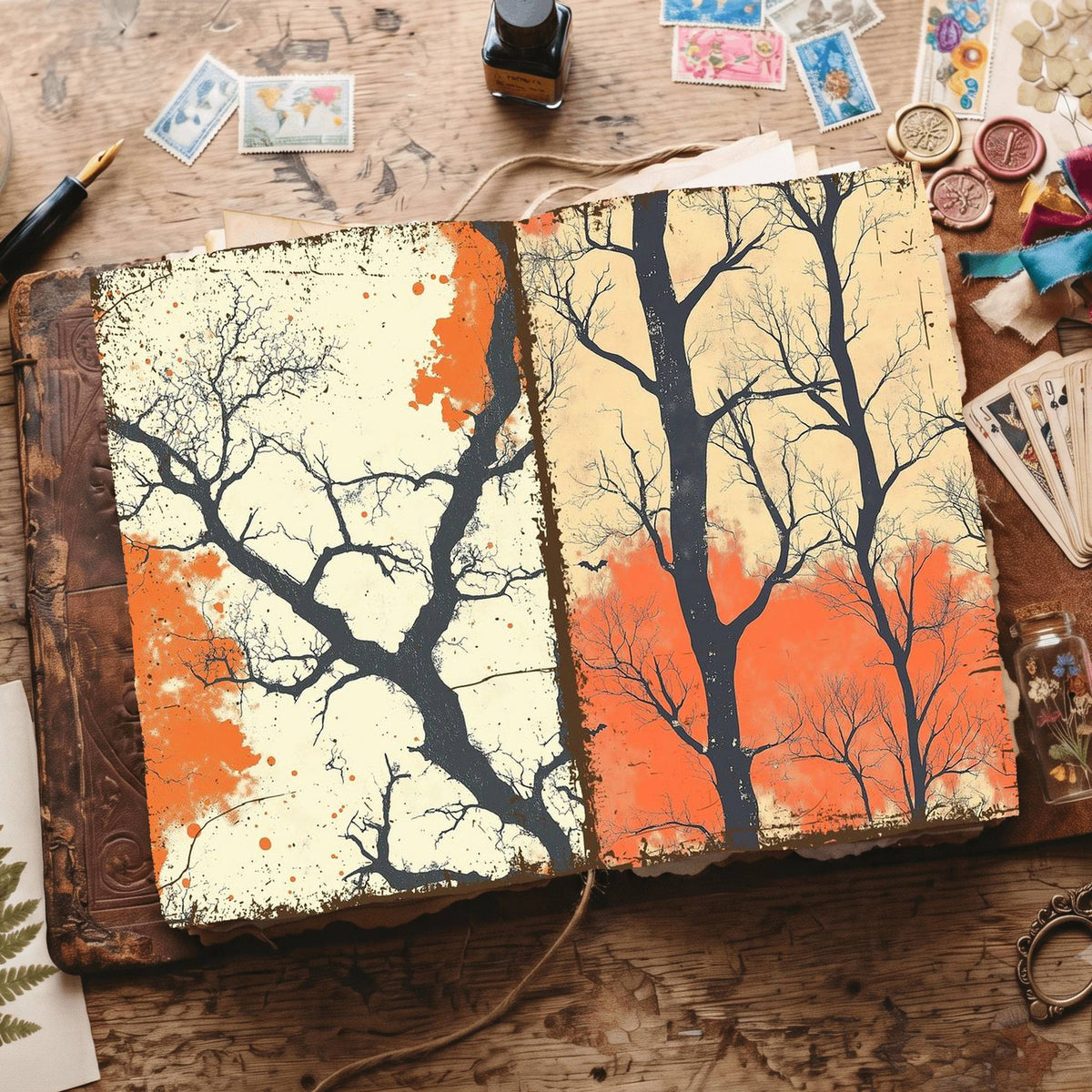 Halloween Digital Papers