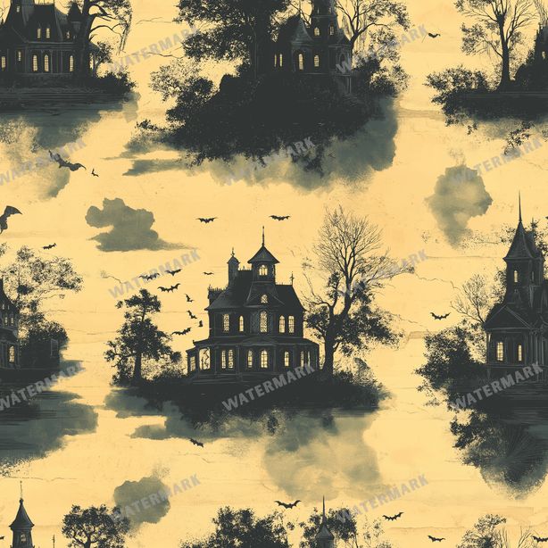 Halloween Seamless Pattern