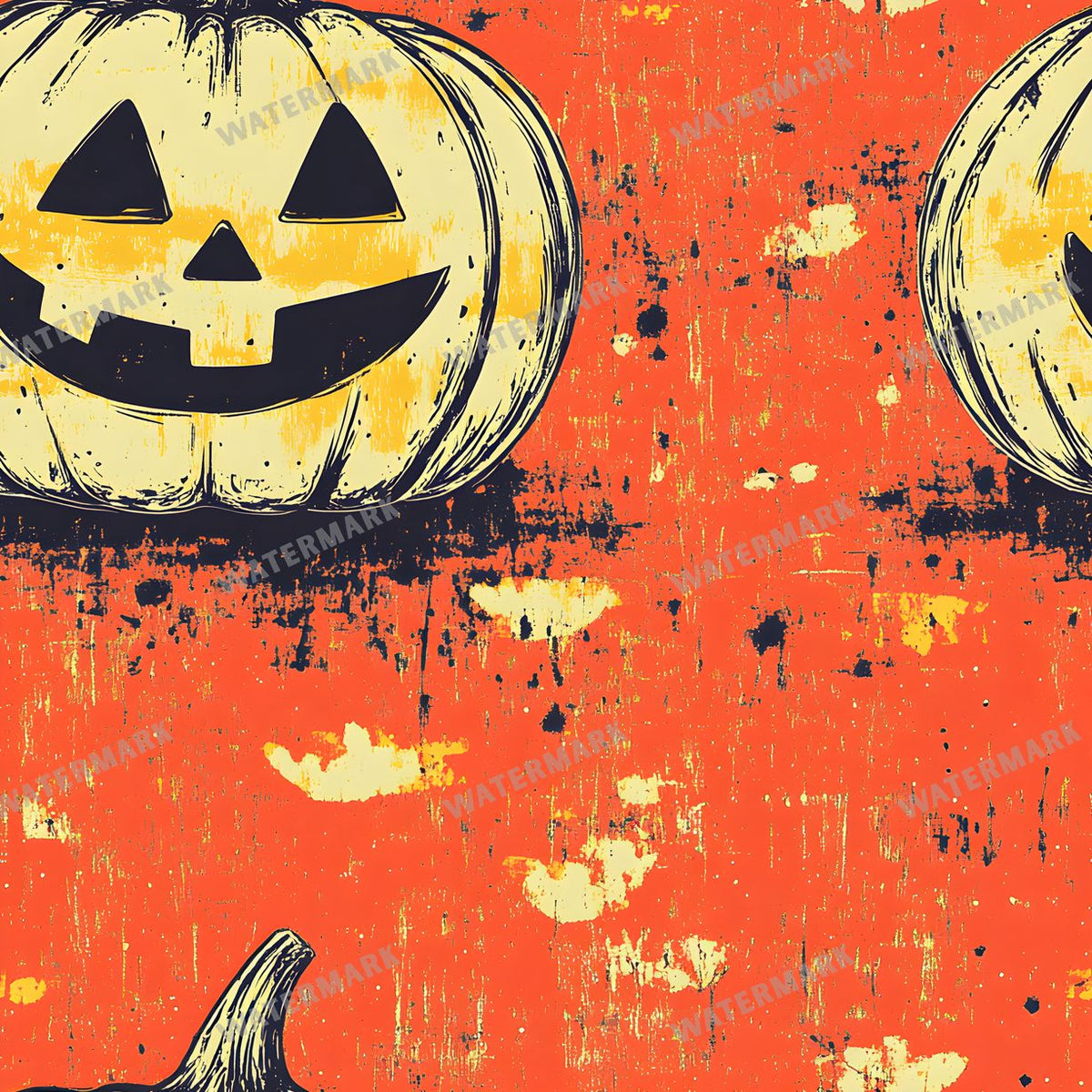Halloween Seamless Pattern