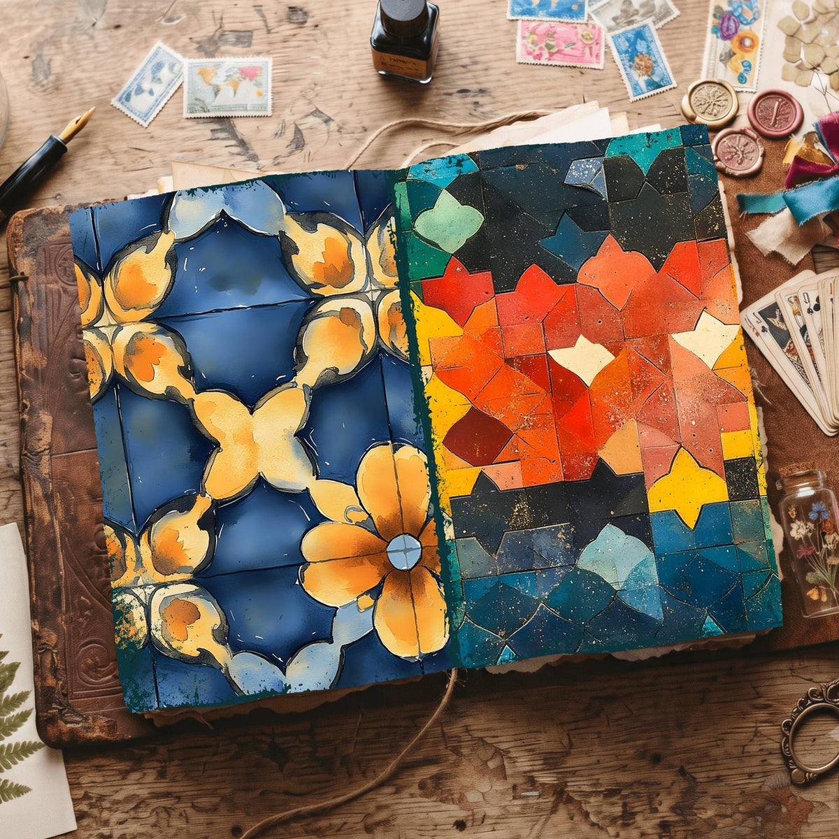 Moroccan Pattern Digital Papers