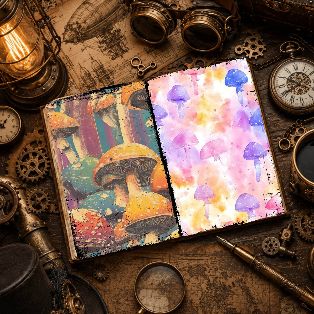Mushroom Digital Papers