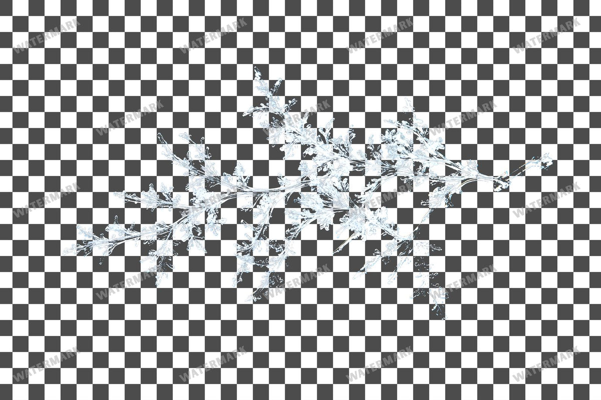 Snowflake Flurry Overlay Swirling Flakes