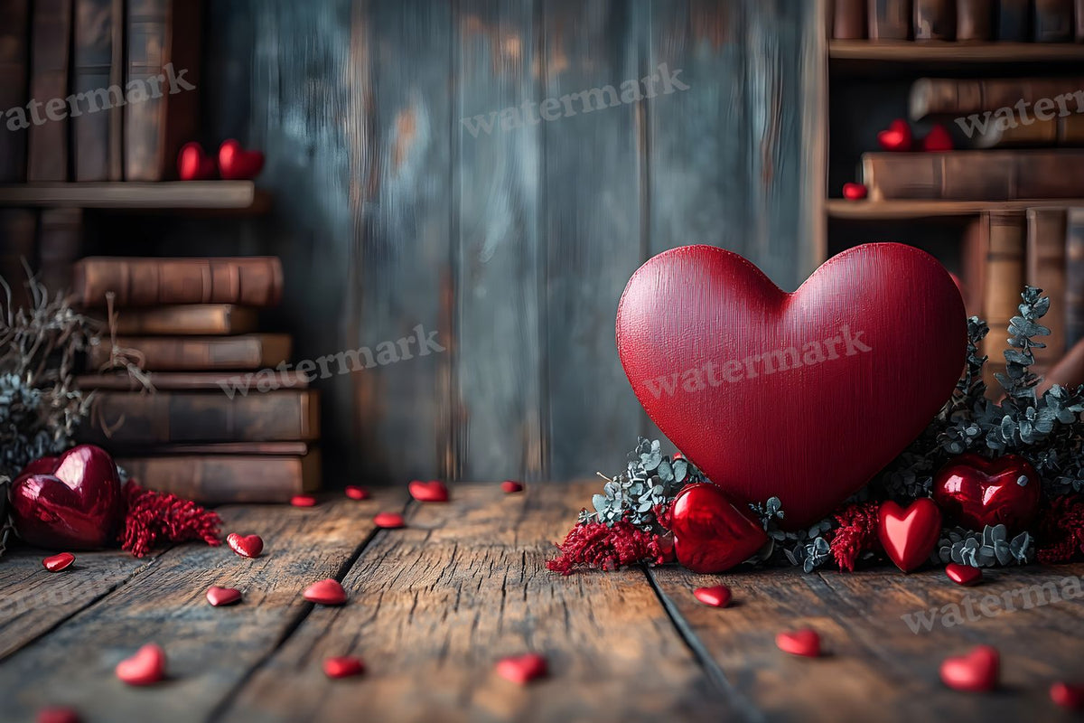 Valentine digital photo backdrop for photo editing, preview 22