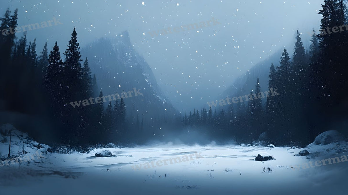 Winter Snow Backdrop Images