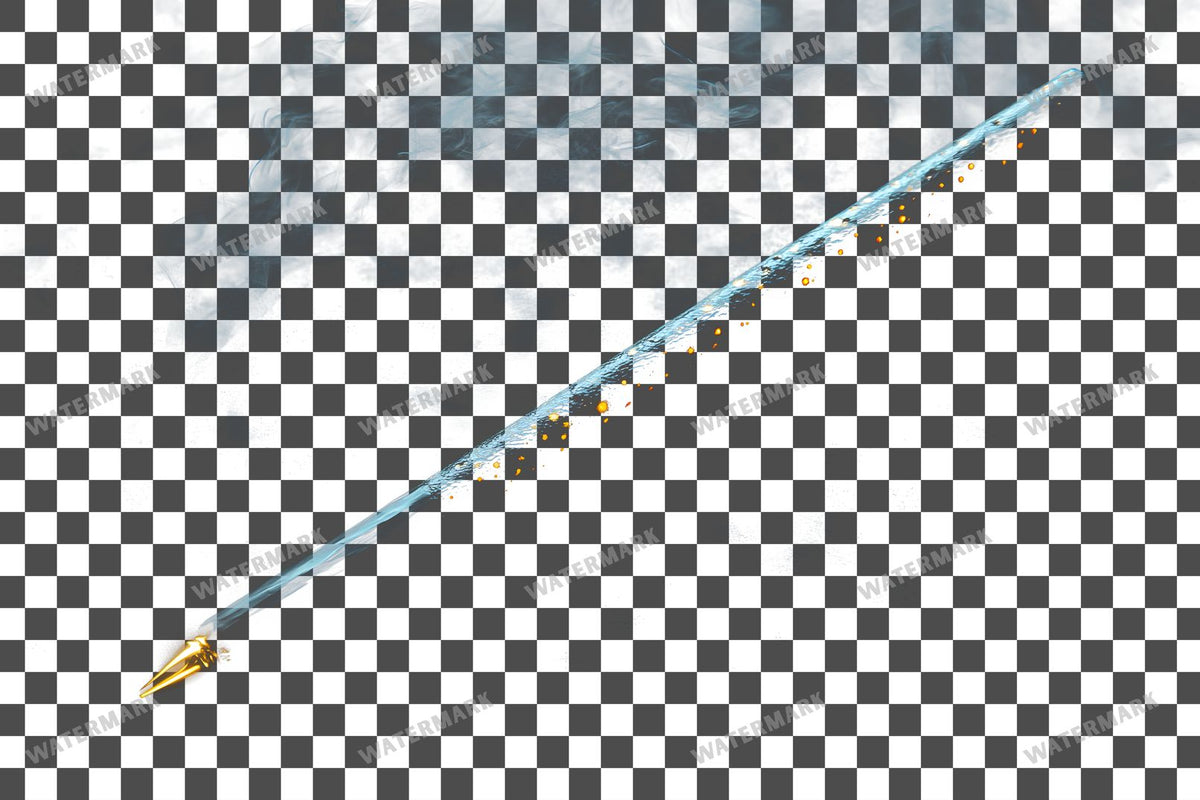 Witch Wand PNG overlay on a transparent checkered background, preview 23