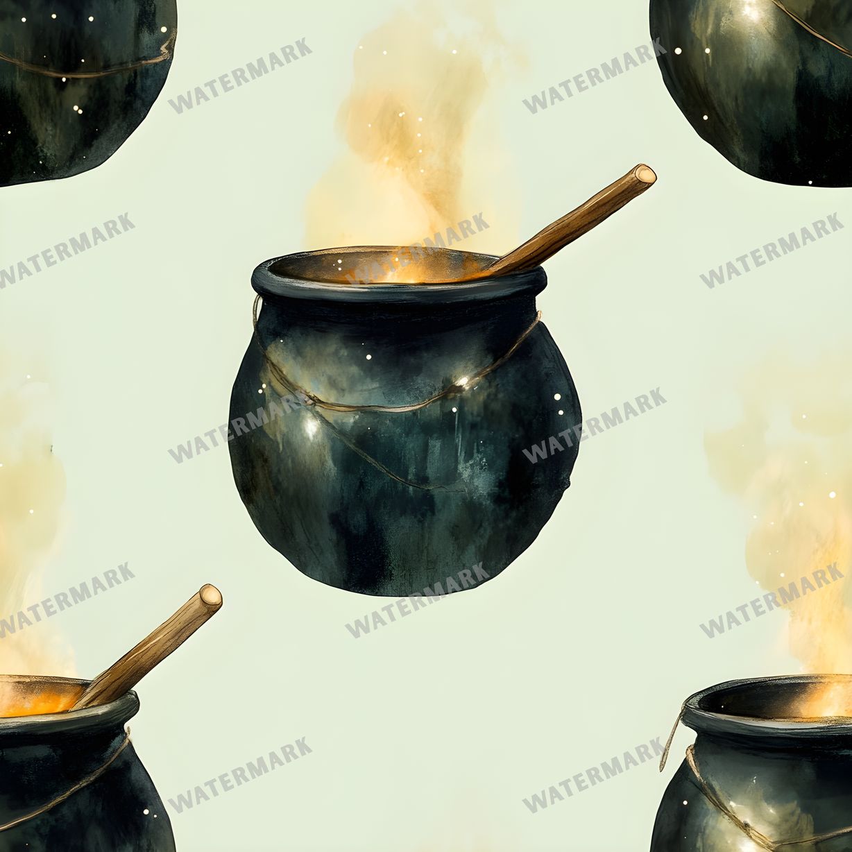 Witchcraft Seamless Pattern