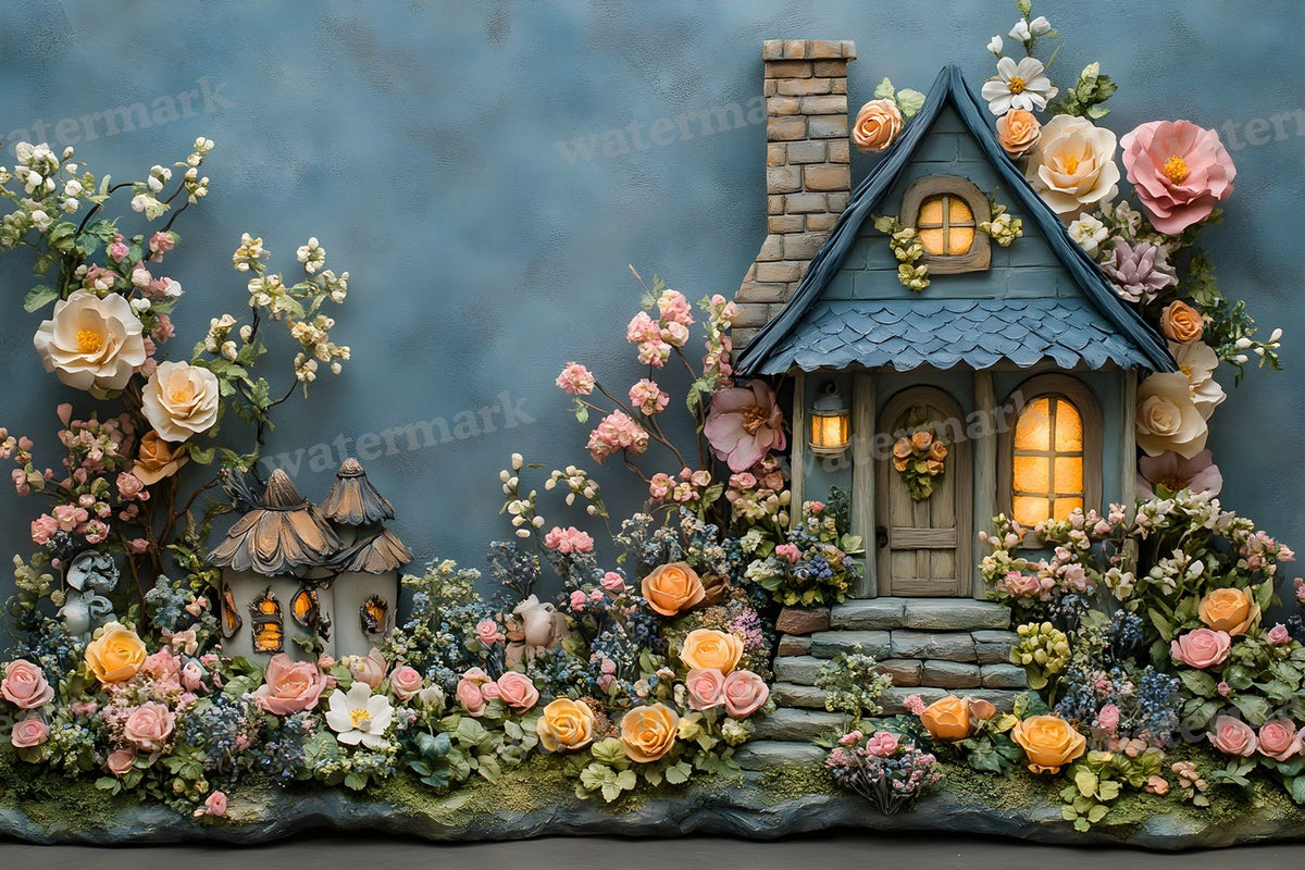 Witchs Hut Backdrop Images
