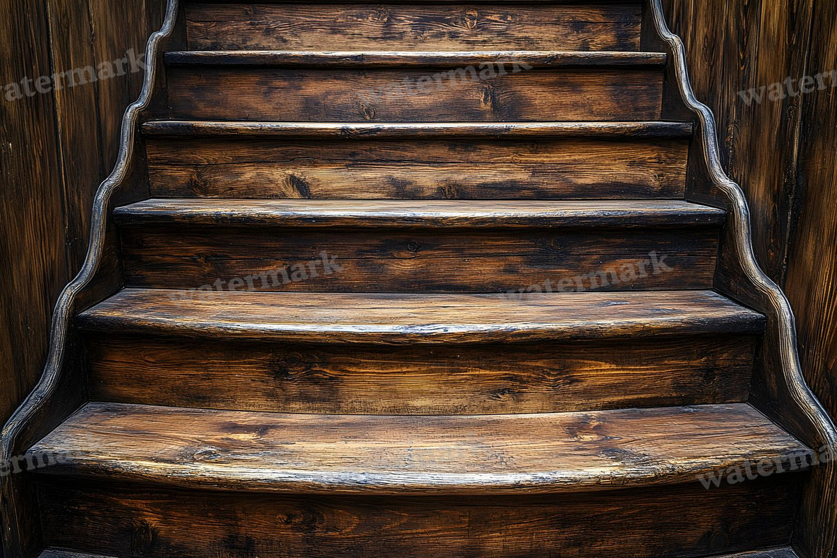 Wooden Stairrustic Vintage Backdrop Images