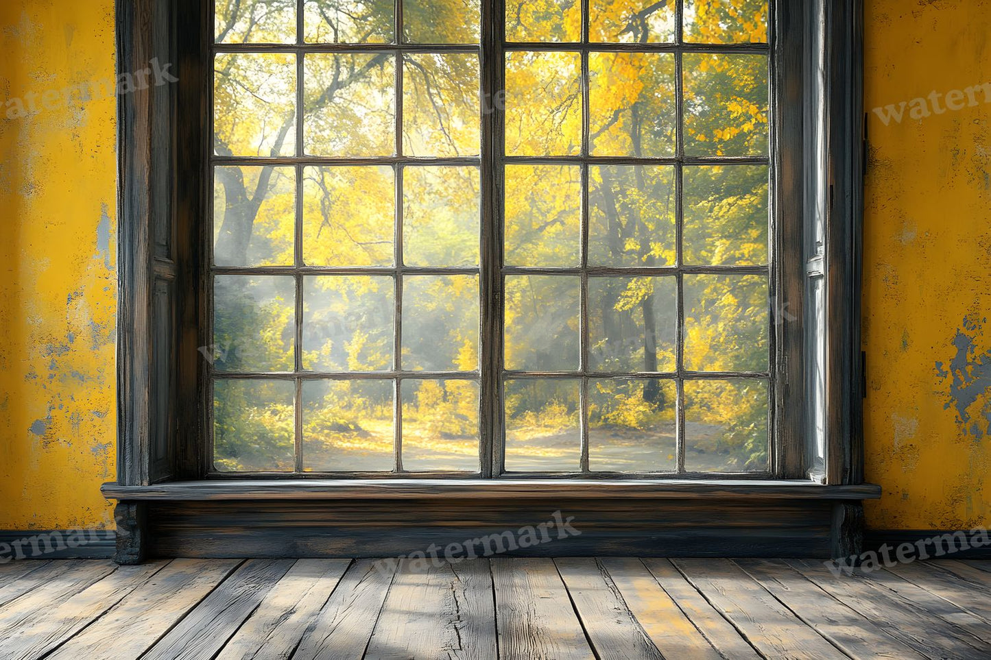 Yellow Vintage Room Backdrop Images