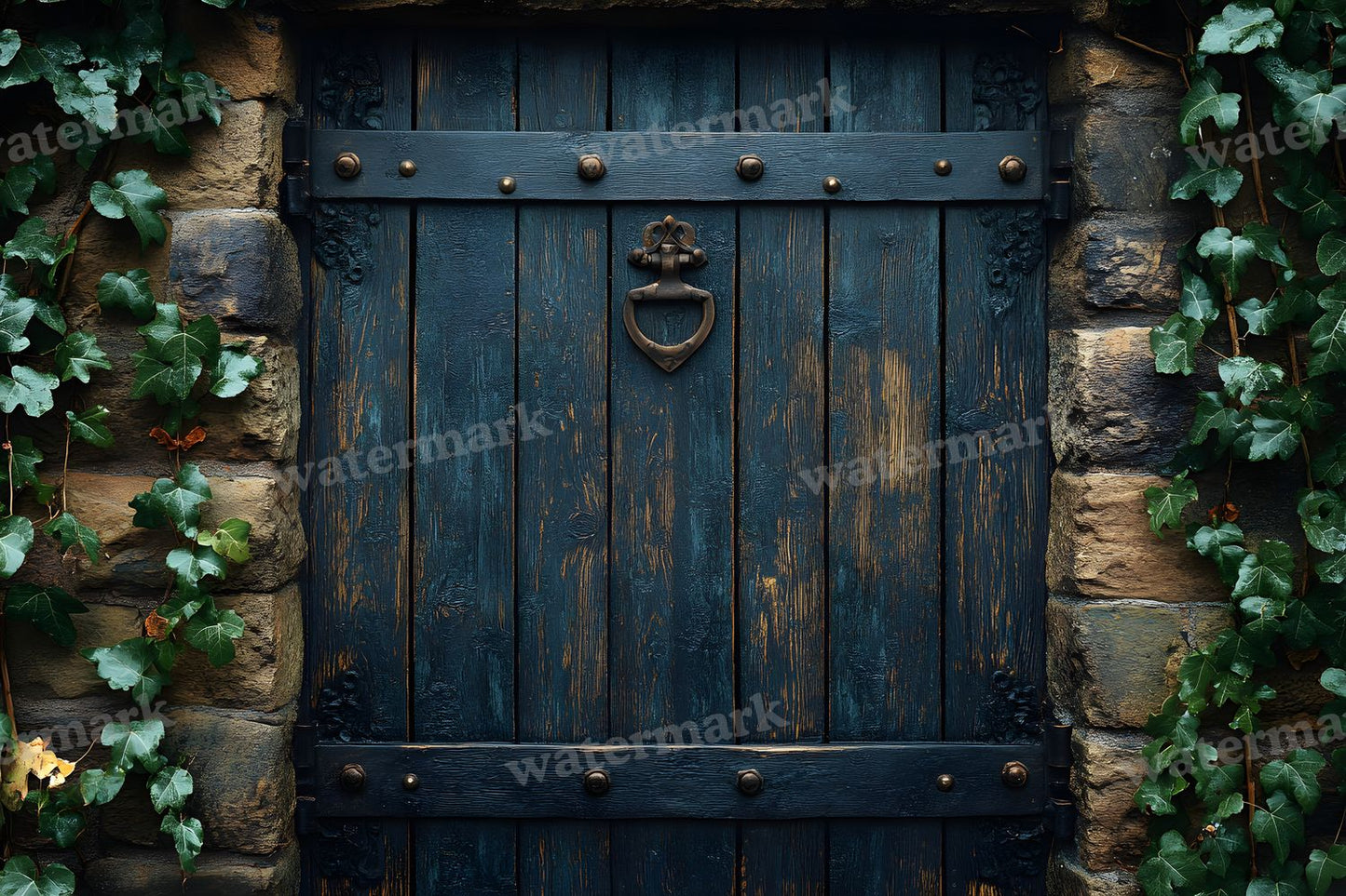 Aged Rustic Wood Door Backdrop Images