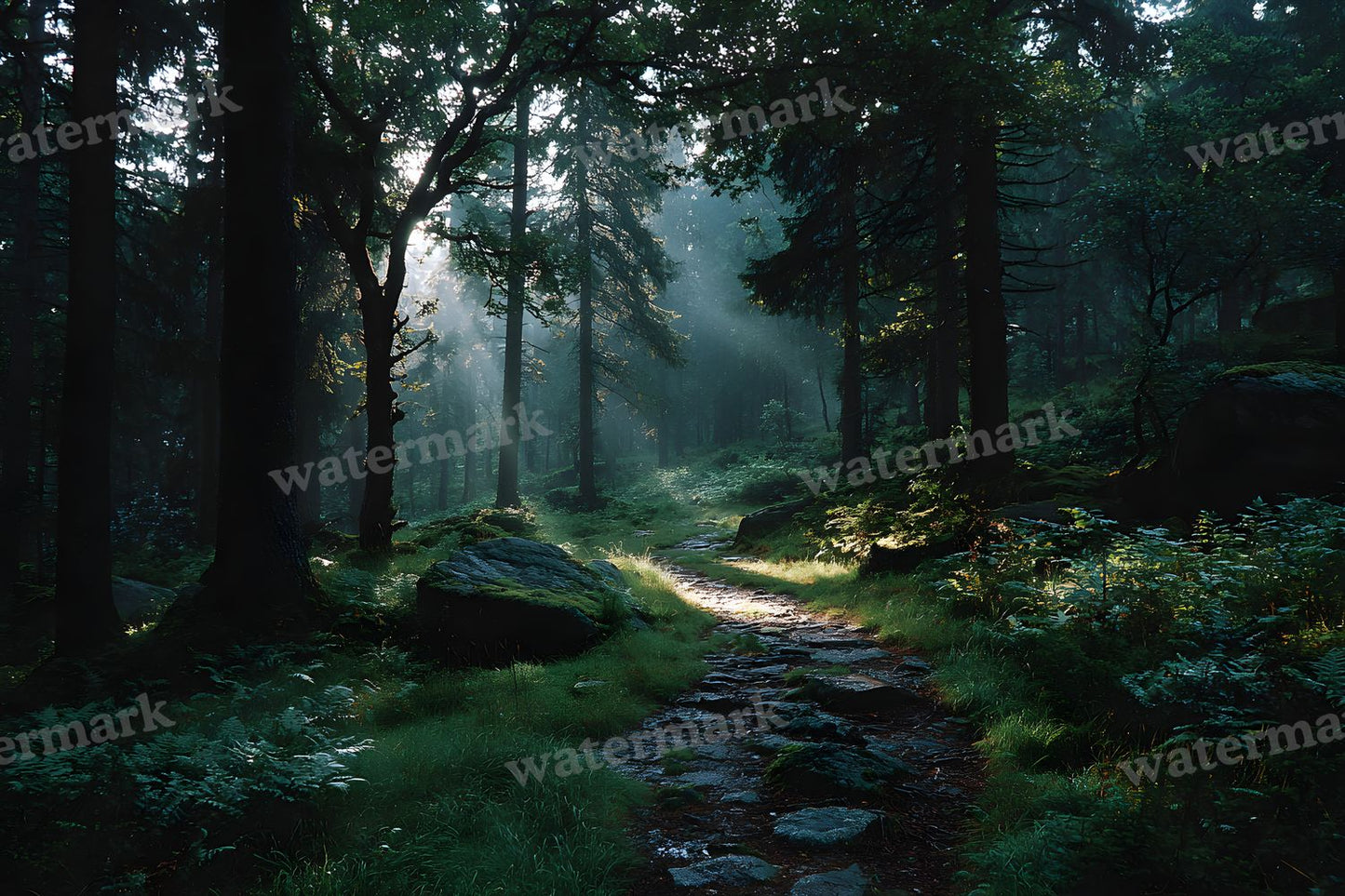 Alice Wonderland Magical Forest Backdrop Images