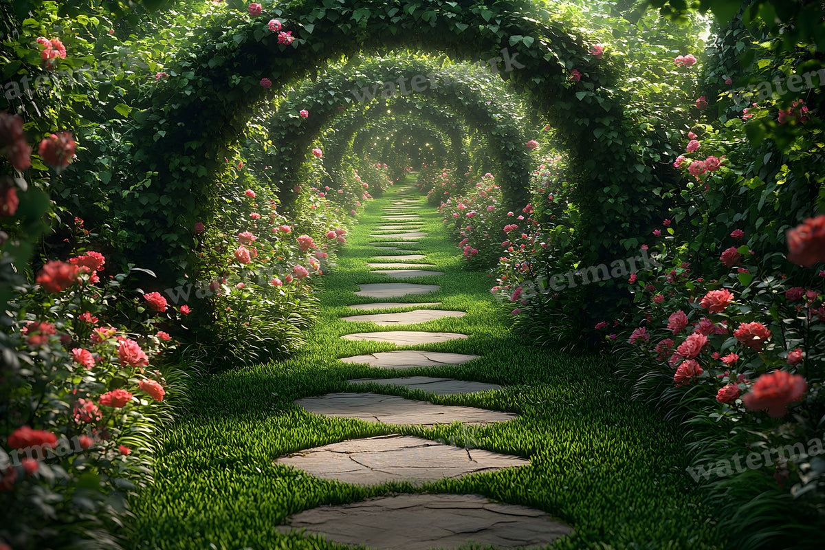 Alices Garden Maze Backdrop Images