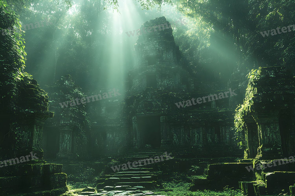 Amazonian Temple Ruins Backdrop Images