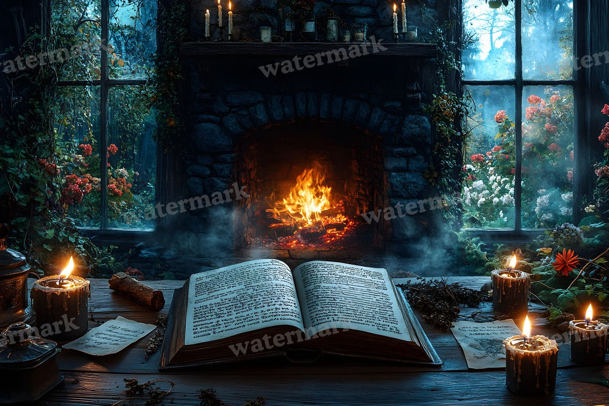 Ancient Witchgrimoire Backdrop Images