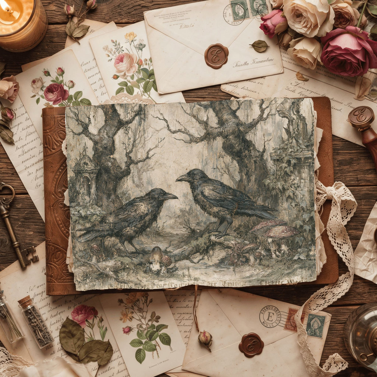 Enchanted Gothic Forest Journal Paper