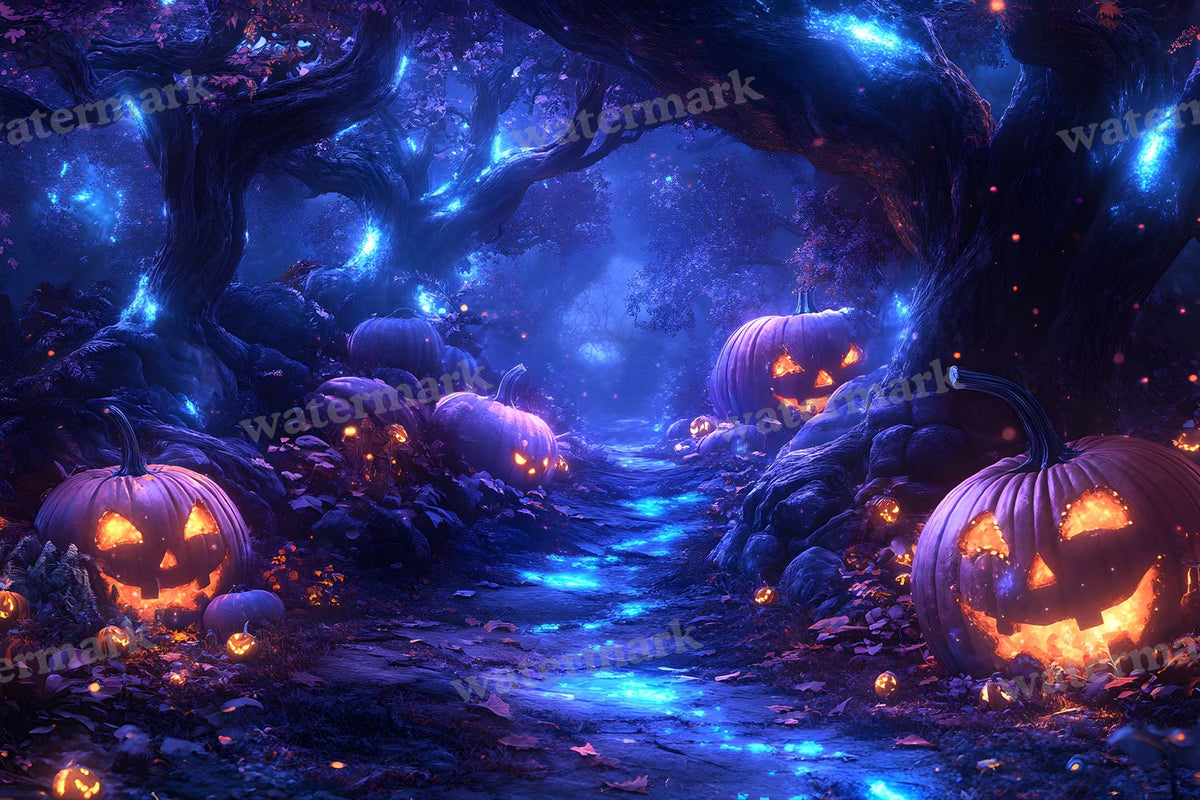 Pumpkin Grove Magic Backdrop Images