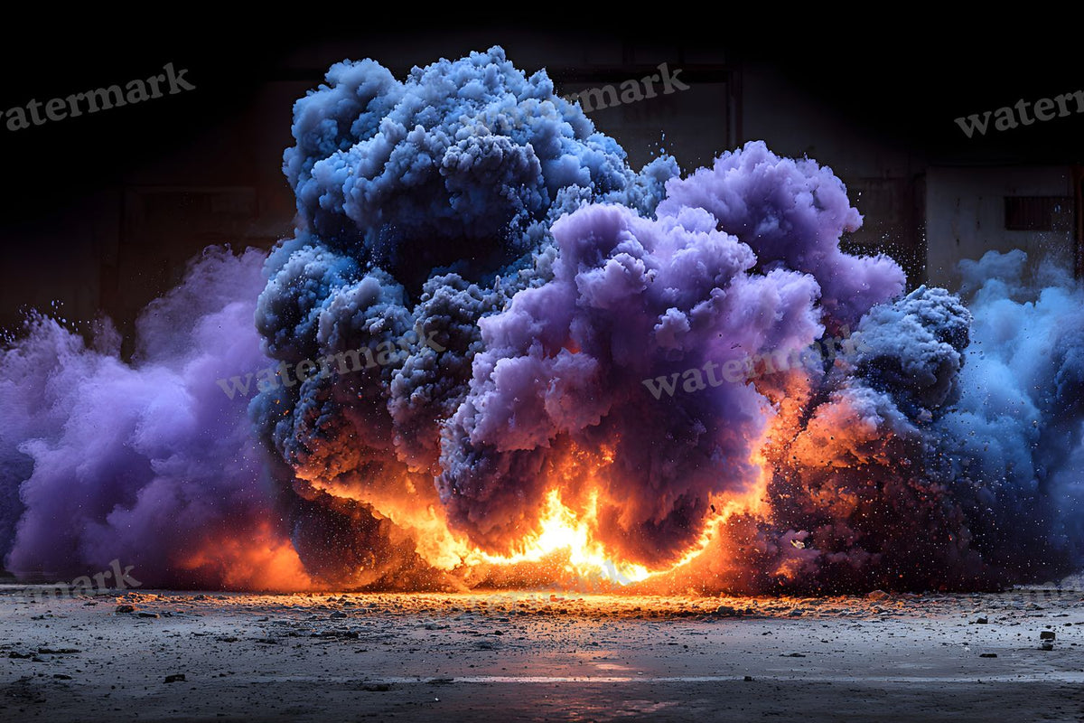 Purple Smoke Action Backdrop Images