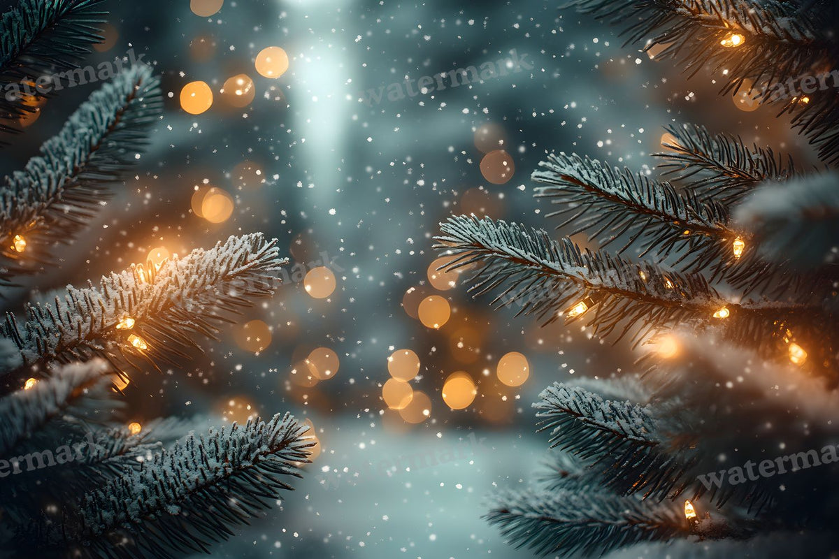Snowy Forest Backdrop Images
