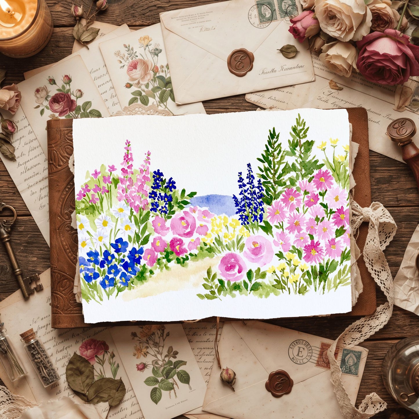 Soft Impressionist Landscape Painting