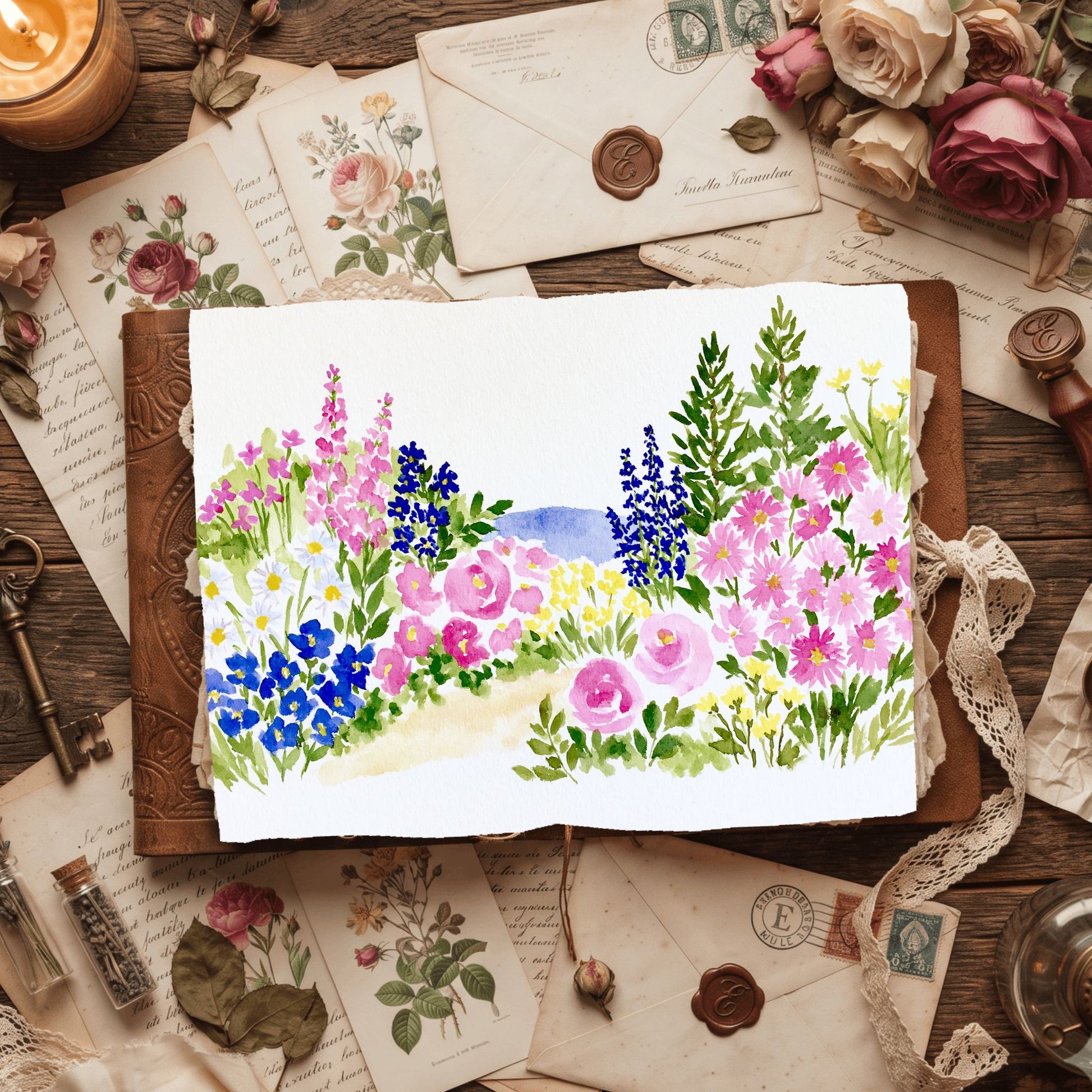 Soft Impressionist Landscape Painting