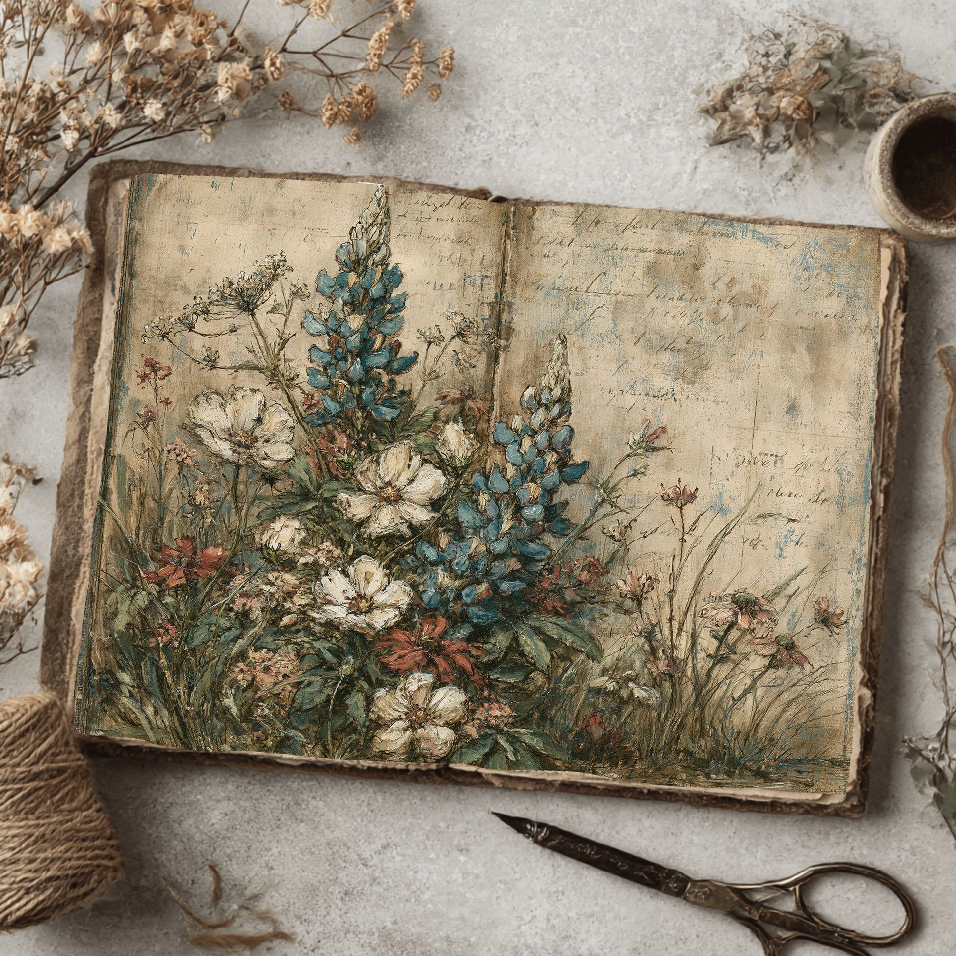 Wildflower Meadow Printable Paper