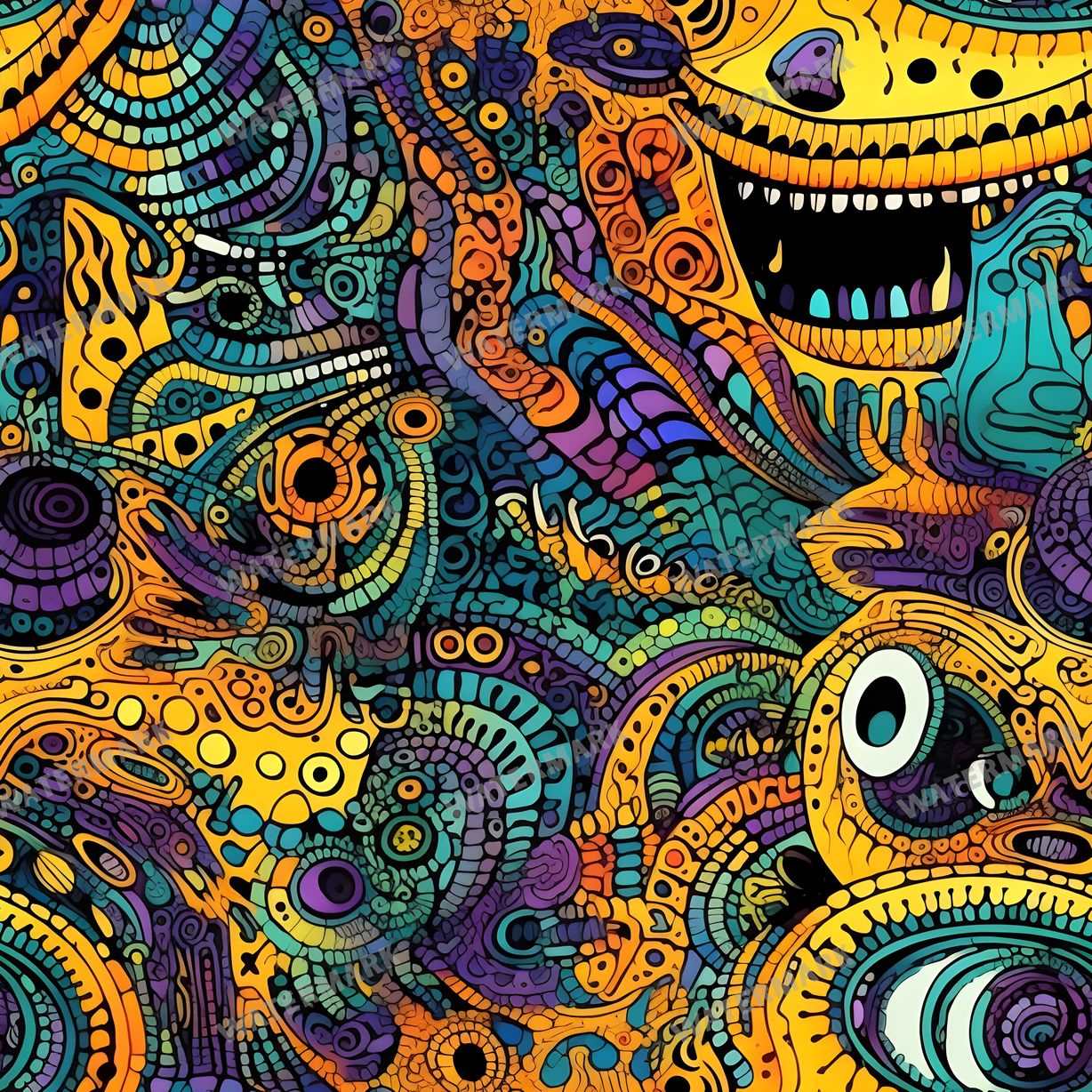 Abstract Seamless Pattern