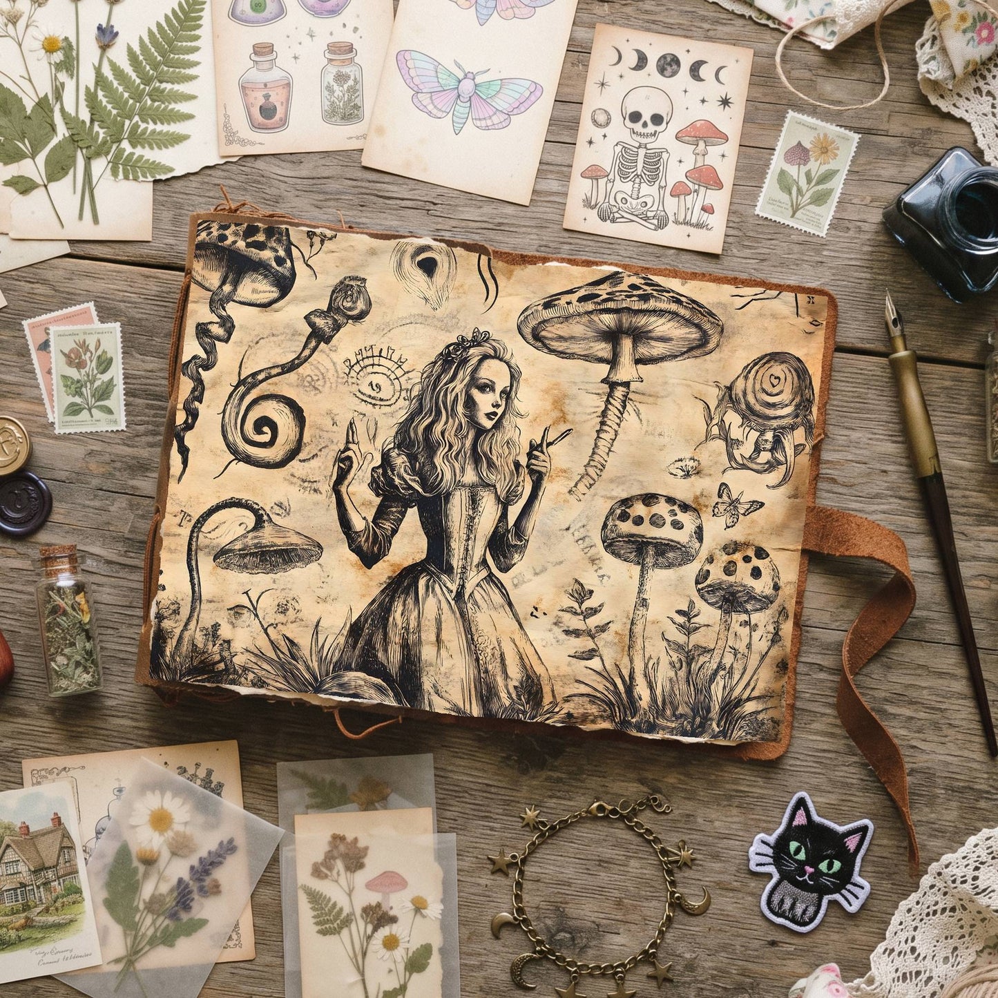 Alice In Wonderland Digital Papers