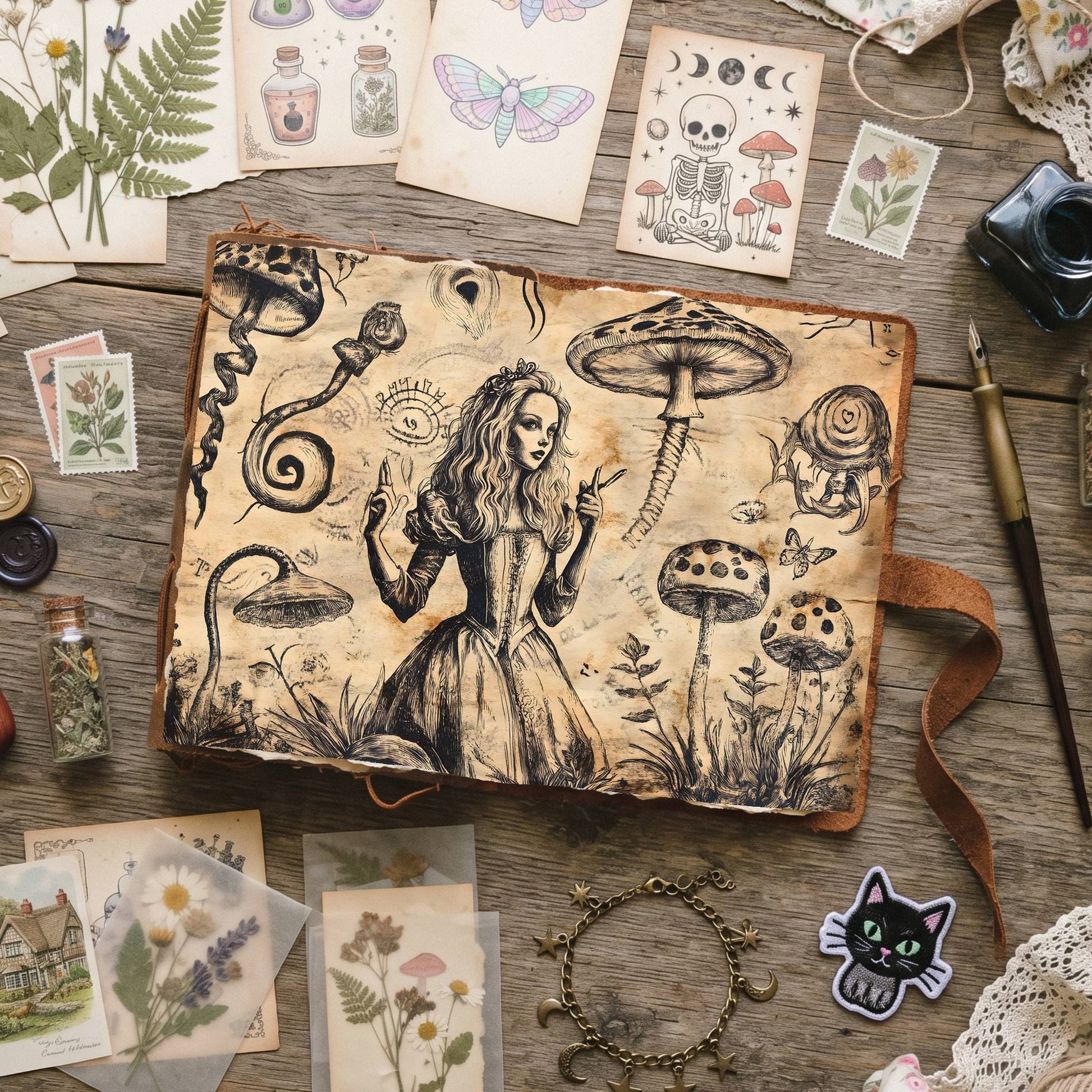 Alice In Wonderland Digital Papers