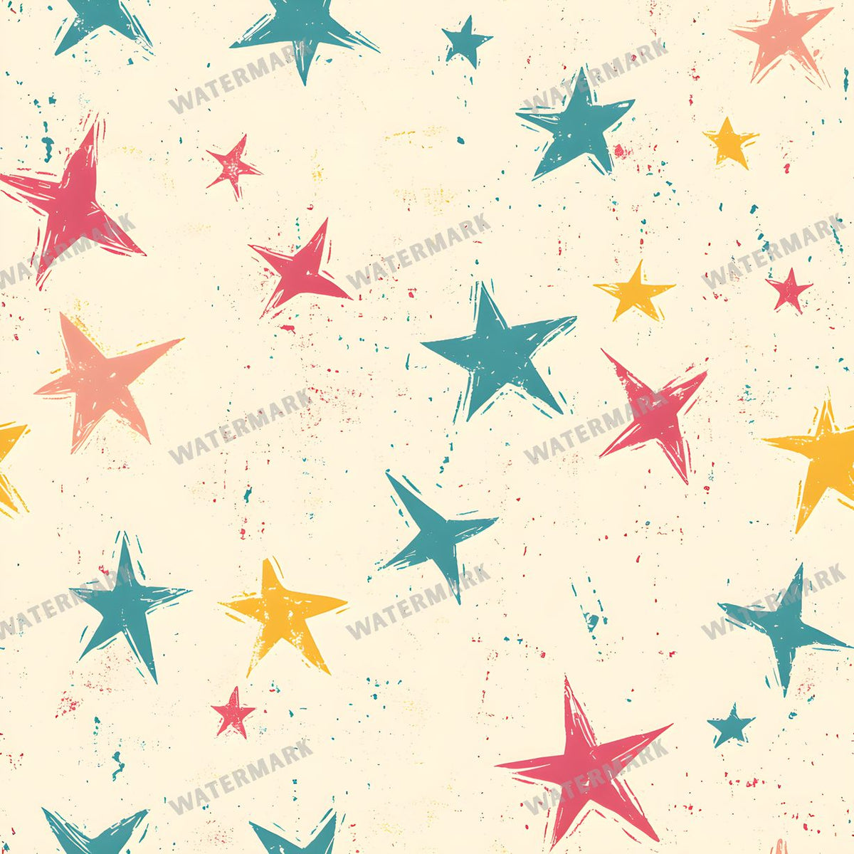 Celestial Seamless Pattern