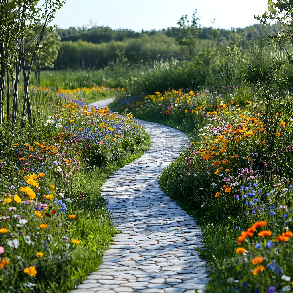Charming Country Trail Backdrop Images