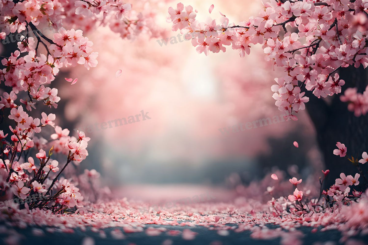 Cherry Blossom Serenity Backdrop Images