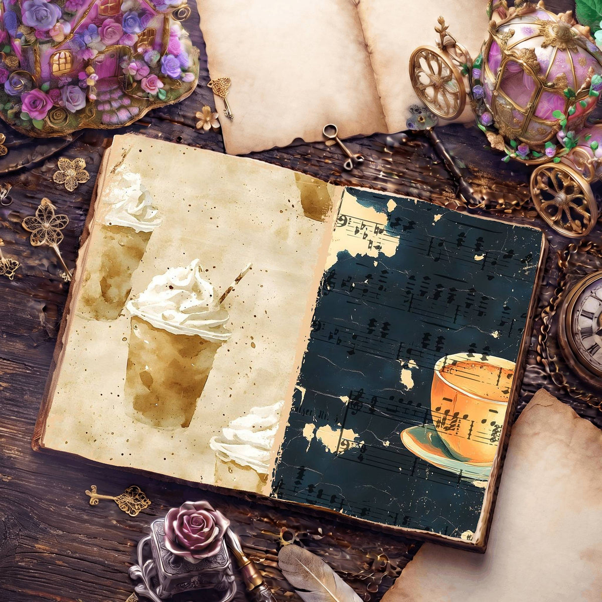 Coffee Digital Papers